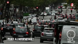 Auto  Places de stationnement en auto partage  20150901 [upl. by Keenan]