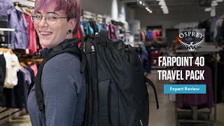 Osprey Farpoint 40 Travel Pack  Expert Review 2023 [upl. by Ferrick]