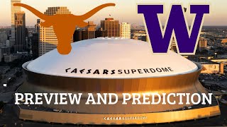 2024 Sugar Bowl Texas vs Washington  Preview And Prediction [upl. by Ruhtracam]