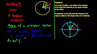 612 Circular Arcs Sectors and Motion [upl. by Czarra234]