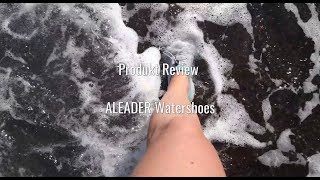 Review Aleader Watershoes  Erfahrung Aleader Wasserschuhe  German sound only [upl. by Eirek]