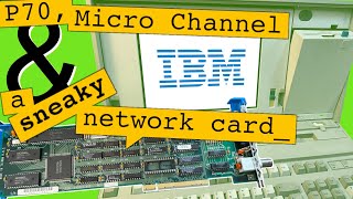 Revisiting the IBM P70 Tackling the Micro Channel Option Disks and a Sneaky Ethernet Card [upl. by Anerat]