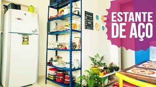 Como decorar com Estante de Aço  SIMPLICHIQUE [upl. by Clein]