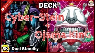 YuGiOh Duel Links   Review Deck Cyberstein  Ojama King Pay 5000 Life Point [upl. by Nagear138]