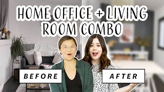 Home Office Makeover  Massive Rental LiveWork Transformation [upl. by Arfihs]