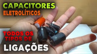 Capacitores Em ParaleloSérie CapacitânciaVoltagem Correta nas Fontes ou Projetos Variáveis [upl. by Deehan]