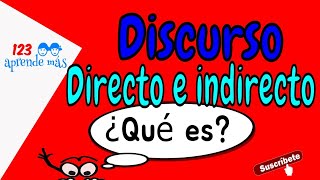 discurso directo e indirecto cuarto de primaria [upl. by Rma277]