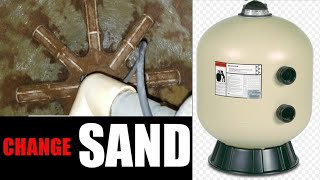 How To Change Sand in Your Pool Filter [upl. by Htebazil34]