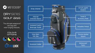 2024 Motocaddy Dry Series Bag Features [upl. by Nurav]