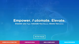 Mitratech  Empower Automate Elevate [upl. by Norby]