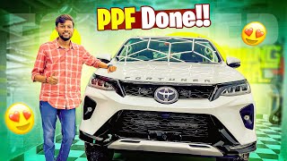 Finally Fortuner Legender Me PPF Karwa Diya 😍🔥 Detailing Mafia Dhanbad🔥 [upl. by Aidnac]