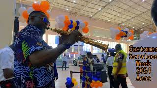 saxophone serenade customerserviceweek2024 saxophonevibes jazzinstrumentalmusic jazzmusic sax [upl. by Artimid]