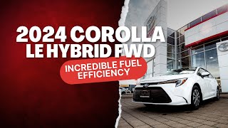 2024 Toyota Corolla LE Hybrid  the most fuelefficient car in Toyotas lineup [upl. by Meade]