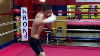 SHOHJAHON ERGASHEV TRAINING AT KRONK BOXING GYM FOR HIS NEXT FIGHT [upl. by Nylessej]