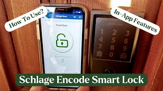 Schlage Encode Smart Lock  Full Review [upl. by Amhsirak]