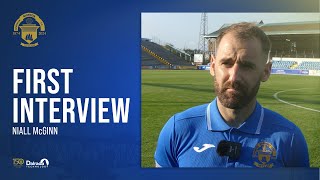 Greenock Morton  Niall McGinn  First Interview [upl. by Namhcan]