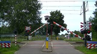 Spoorwegovergang Nieuwegein Zuilenstein  Dutch railroad crossing [upl. by Maclean416]