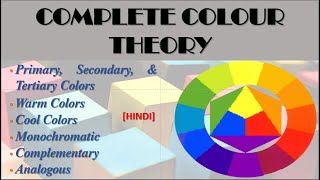 Colour Theory  Analogous colour Complementary Colours Hue Tint Shade Warm amp Cool Colours [upl. by Julienne]