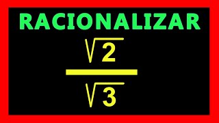 ✅👉 Racionalizacion de Denominadores con Raiz arriba y abajo ✅ Racionalizar Denominadores [upl. by Crandale860]