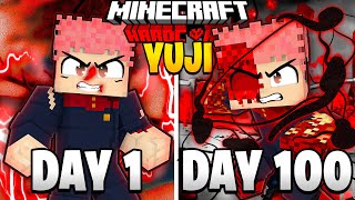 I Survived 100 Days as FINAL YUJI in Jujutsu Kaisen Minecraft FULL MOVIE [upl. by Ailati]