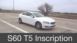 2018 Volvo S60 T5 Inscription  review walk around and test drive  100 rental cars [upl. by Hodess341]