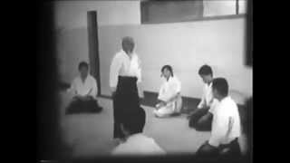 Founder of Aikido Morihei Ueshiba O Sensei 1968 part 23 from an 8mm film discovered in 2014 [upl. by Adnilre]