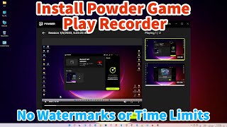 Download amp Install Powder Game Play Recorder [upl. by Nadruoj]