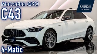 2022 メルセデスAMG Cクラス C43 4マチック スライディングルーフ オパリスホワイト [upl. by Naugal]