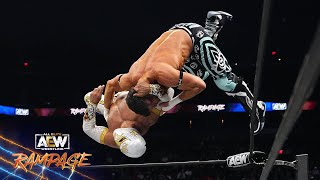 CMLL’s Mistico shows off his aerial offense vs Matt Sydal  2924 AEW Rampage [upl. by Dlaregztif]