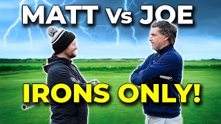 Matt Fryer Vs Joe The Pro IRONS ONLY At An Open Championship Venue [upl. by Victorie]