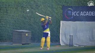 Ambati Rayudu batting his hearts out in the nets [upl. by Utley]