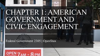 Chapter 01 American Government and Civic Engagement [upl. by Haywood721]