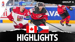 Highlights  Canada vs Czechia  2024 MensWorlds [upl. by Ahab]