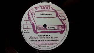 Ini Kamoze  World A Music Extended Mix  Out In The Street Dub Taxi 12quot 2013 [upl. by Hsemin]