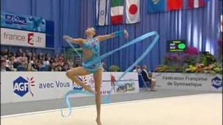 Evgenia Kanaeva w Ribbon  06 CorbeilEssonnes [upl. by Aaronson344]