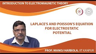 Laplaces and Poissons Equation for Electrostatic Potential [upl. by Iruj]