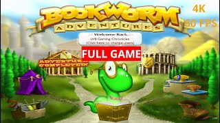 Bookworm Adventures  Full Game Walkthrough 4K 60 FPS PC [upl. by Dnalyag257]