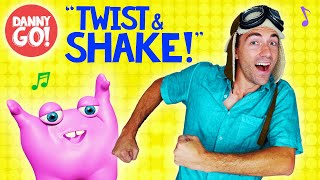 quotTwist and Shake Dancequot 💃🏼🕺🏼  Danny Go Brain Break Songs for Kids [upl. by Nosahc]