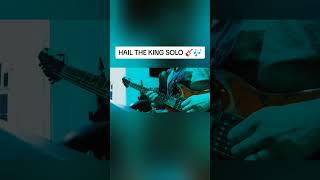 Hail the king solo por um canhoto  YuriShadow Plays 🎸🎶 guitar guitarra music [upl. by Ardnola]