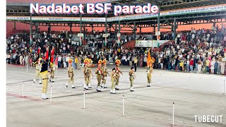 Nadabet BSF parade  indo pak border BSF parde [upl. by Swanhildas]