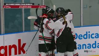 2024 HC U18 Womens National Championship  7th Place Game  Atlantic vs Manitoba [upl. by Aratahs468]