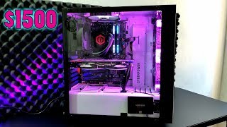 1500 Ultimate PC Build  NZXT S340 Elite i7 7700k GTX 1070 [upl. by Ardnued306]