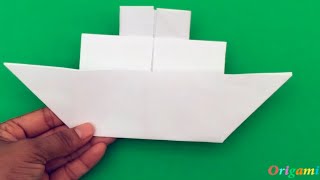 Barcos de papel⚓ Como hacer barcos de papel video shorts origami [upl. by Tnahsarp]