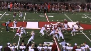 Kenny Ward 20122013 Peters Township Football Highlights [upl. by Aronaele]