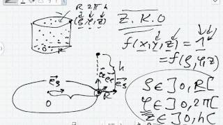 Integration in ZylinderkoordinatenVolumen eines Zylinders MehrdIntegration [upl. by Cathleen891]