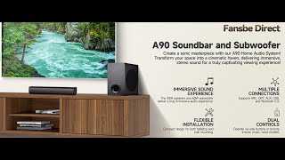 Fansbe Direct Sound Bar Speakers Bluetooth Wireless [upl. by Rolyak]