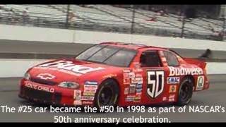 History of Budweiser cars in NASCAR [upl. by Maris]