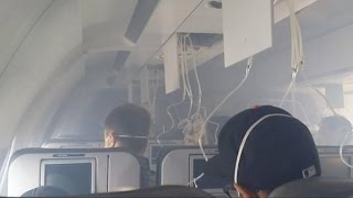 JetBlue Plane Flight 1416 Emergency Landing  Cabin Smoke Engine Fails Long Beach California Arrived [upl. by Arjun]