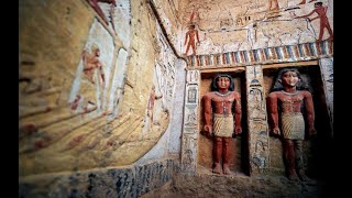 quotWahTyequot tomb Saqqara Egypt For the first time the opening of untouched 4400yearold tomb [upl. by Imer]