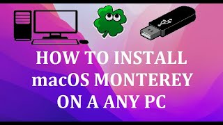 How to Install macOS Monterey on any Intel a PC Easy Way  Complete Hackintosh Installation Guide [upl. by Elkin]